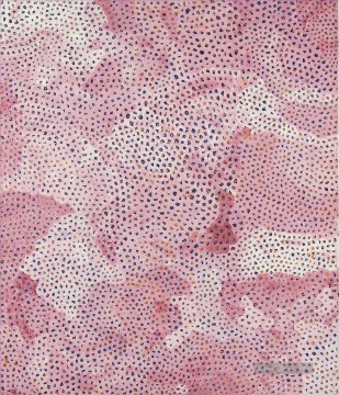 dame rosa diwan Ölbilder verkaufen - Infinity Nets rosa Yayoi Kusama Japanisch